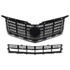 For Cadillac SRX 2013-2016 Front Grille Fog Lights & Bezels/ Lower Deflector Set