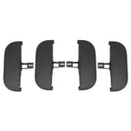 Side Hood Steps Kit For 07-18 Jeep Wrangler JK Unlimited JKU 4-Door Steel 4Pcs