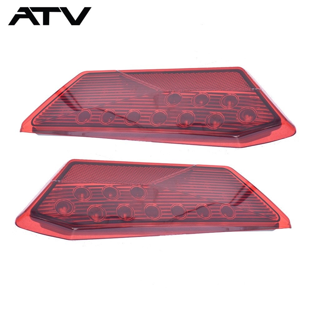 Pair Red LED Tail lights For Polaris RZR RZR 4 900/ 900 /XP /XP 1000 / XP 4 1000