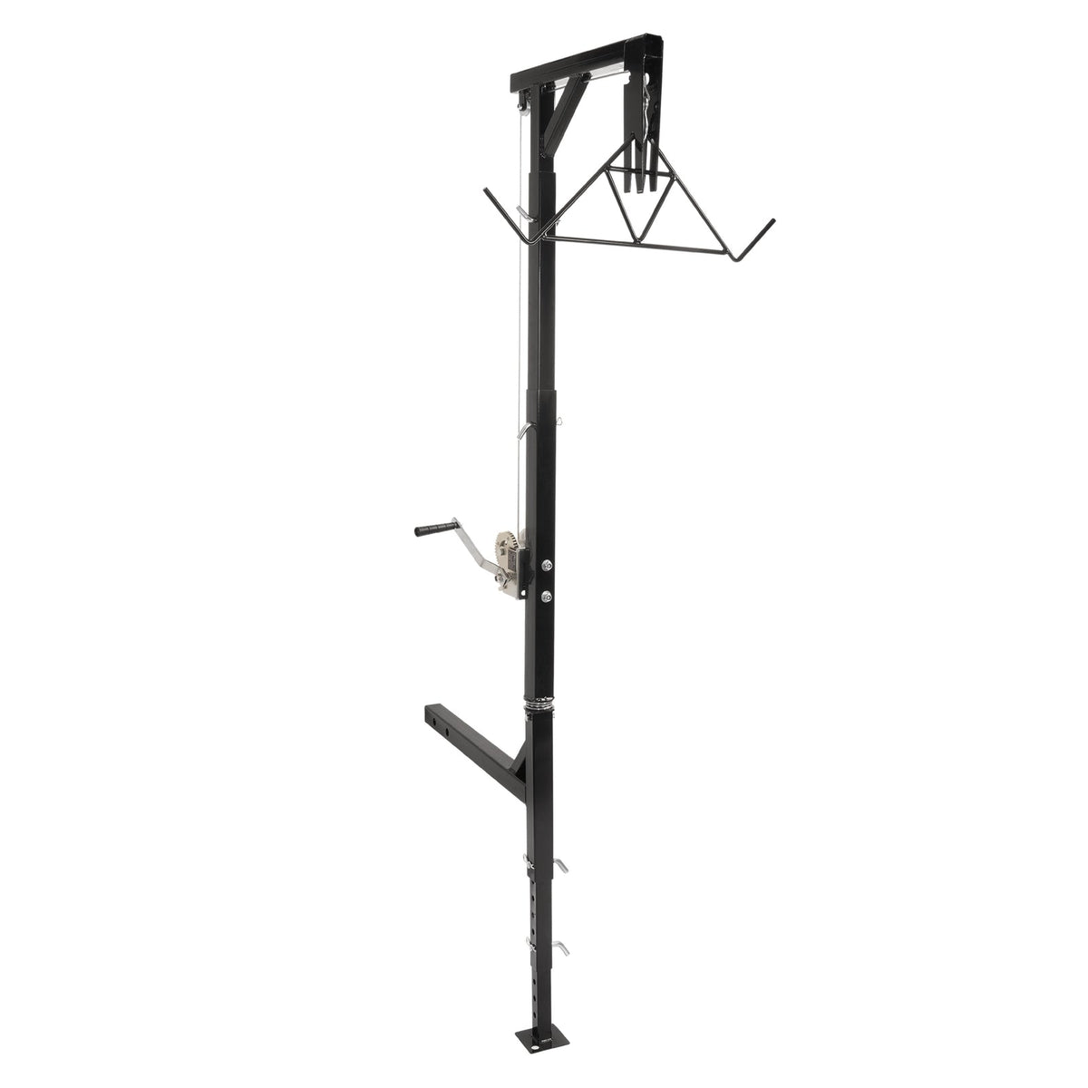 600lb Truck Hitch Game Hunting Deer Hoist w/ Winch-360 Swivel 2" Hitch Receiver