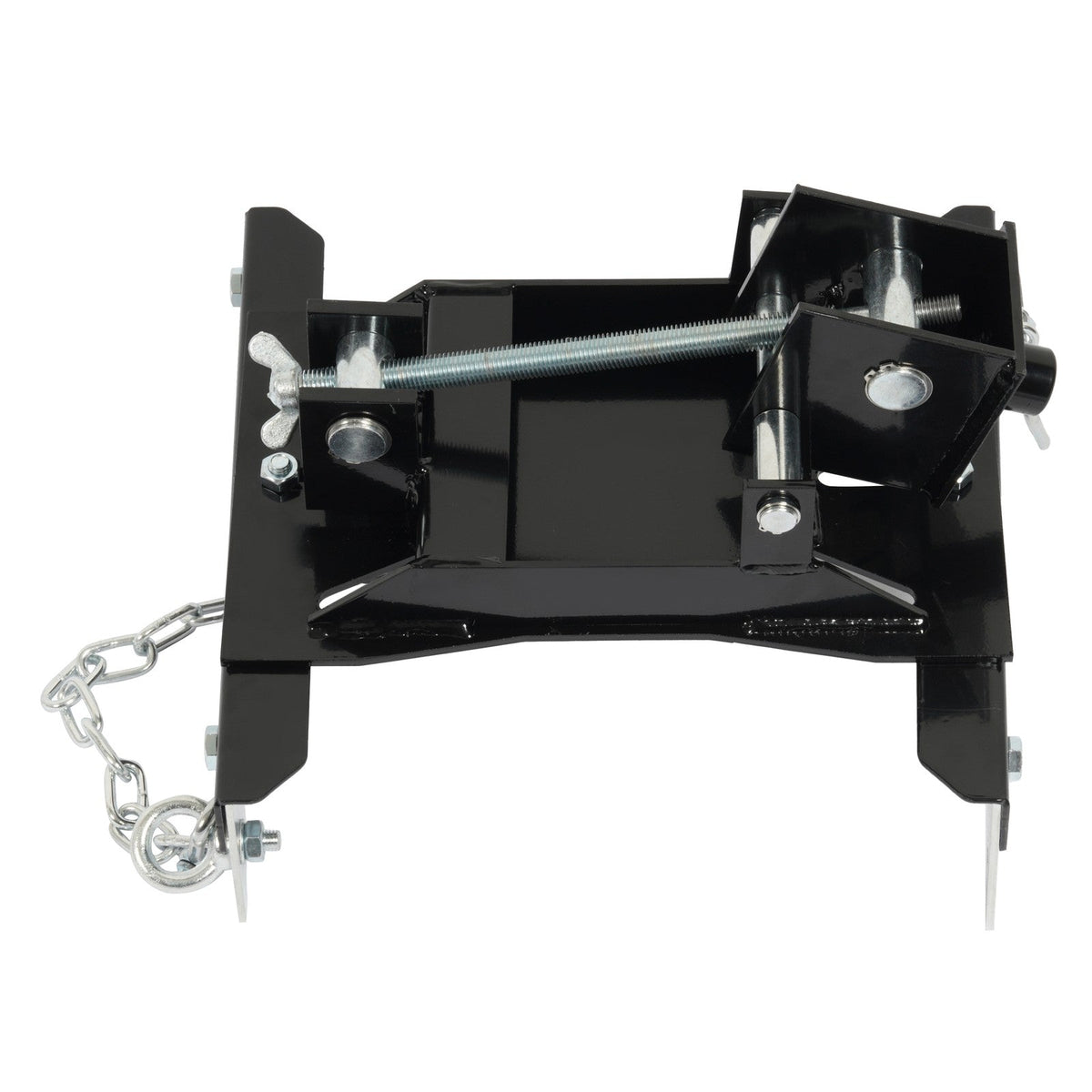 Transmission Floor Jack Adapter 1100lbs Capacity For Repair Tool Black Silvery