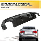 Rear Lip For 2014-2017 Infiniti Q50 Bumper Diffuser Wing Carbon Fiber Style