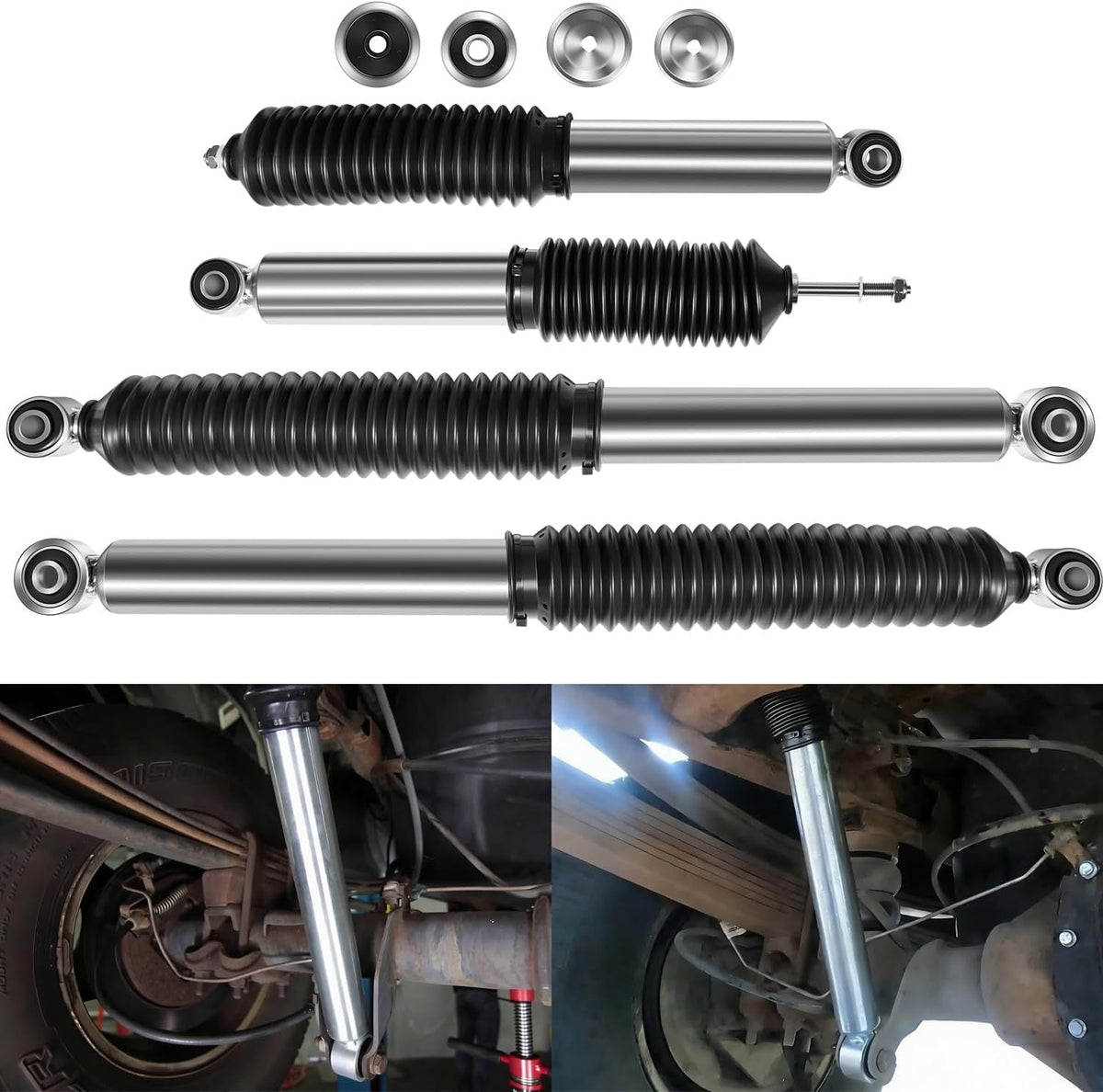 5100 Series Front & Rear Monotube Shocks for Silverado Sierra 1500/2500/3500 HD