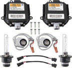 2 Set Xenon Ballast Igniter HID D2S Bulb Kit For 07-15 Infiniti G35 G37 Q40 Q50