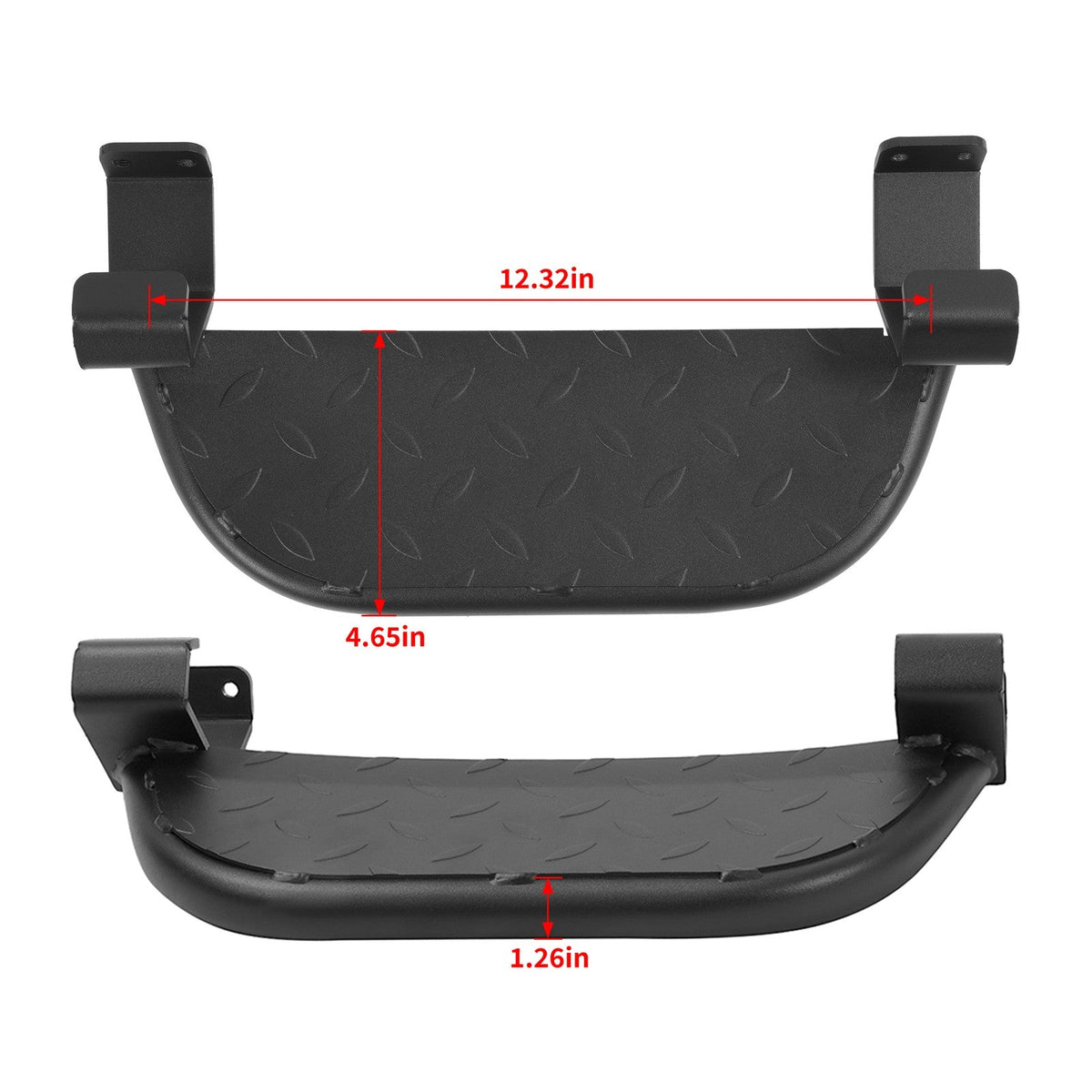 2Pcs Side Steps Nerf Bar Running Boards For 2021-2025 Ford Bronco 2/4 Door