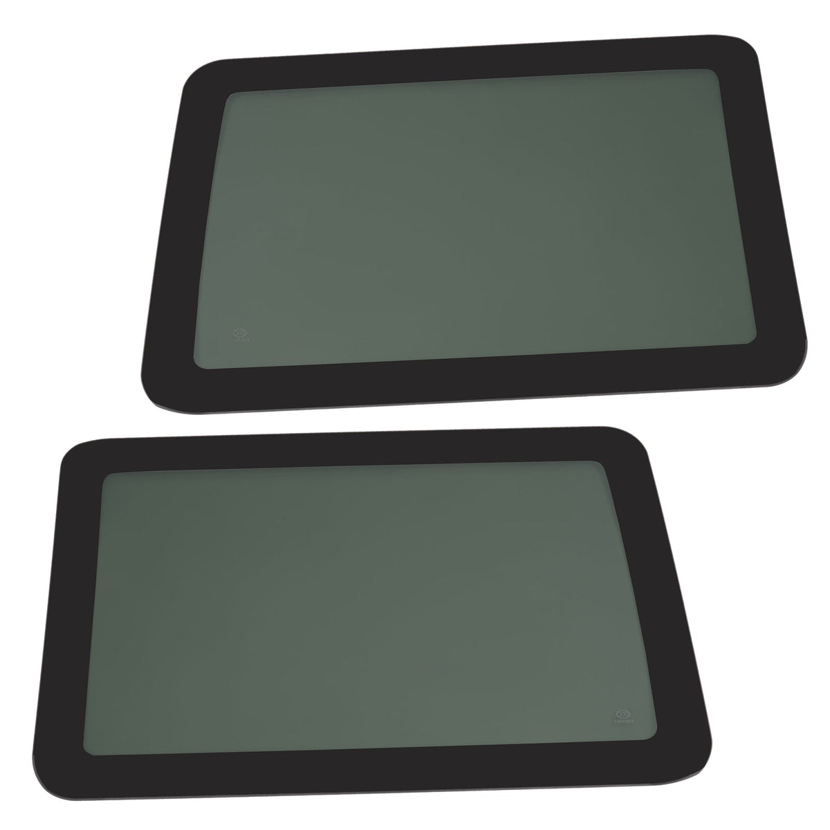 Fit Jeep Wrangler 2007-2010 Door Window Glass Dark Rear Driver +Passenger Side