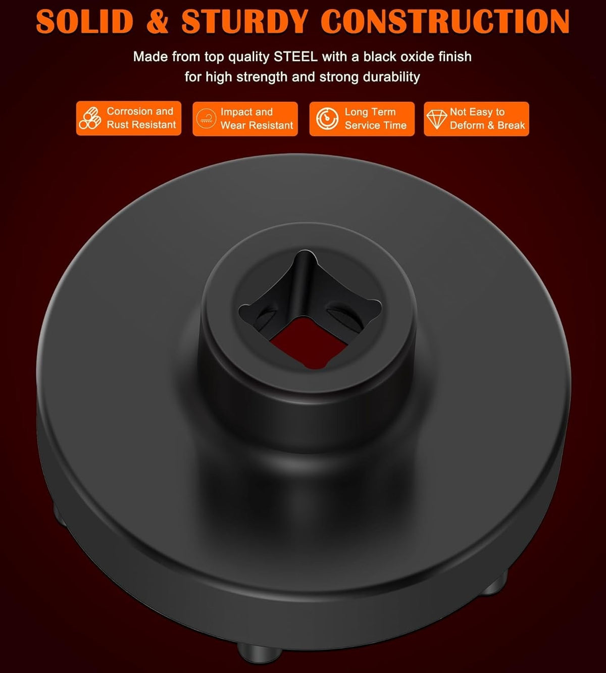 W83009 Heavy Duty 6 Lug Axle Nut Socket for Dodge Ram Trucks 1500-5500 Chasis D2