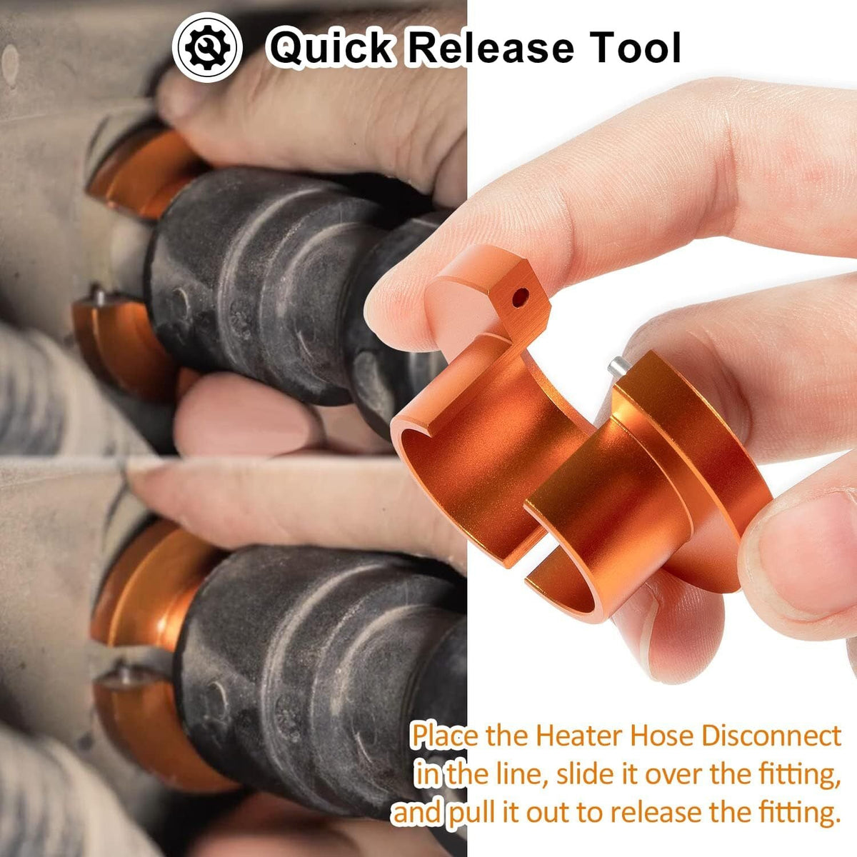 39190 Metal Heater Hose Disconnect Tool 3/4'' Heater Line for GM Tahoe Silverado