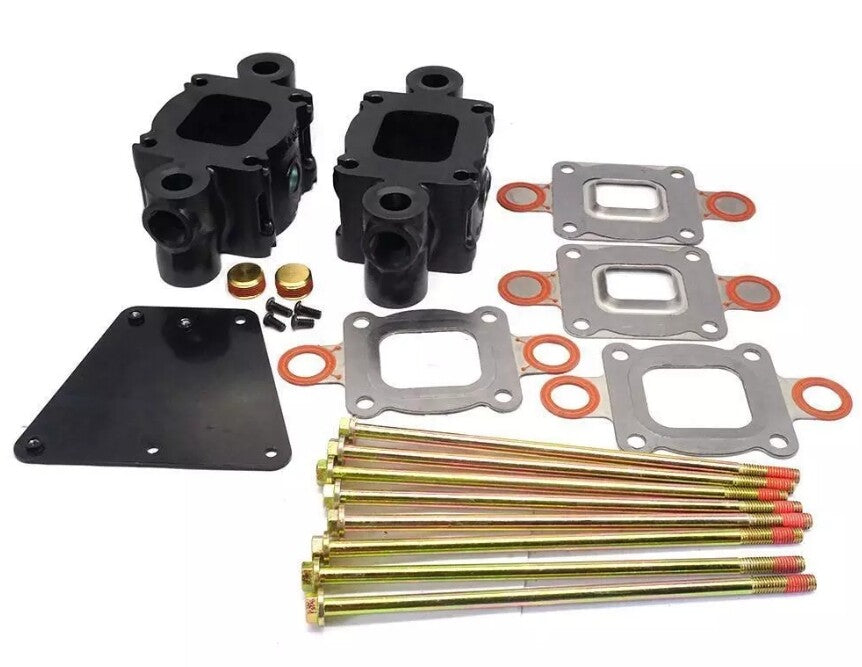 3" Mercruiser Manifold Dry Joint Closed Spacer Kit Replace 864929A4 27-864549A02