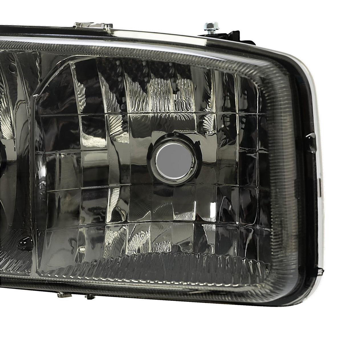 Chrome Headlights+Bumper Lamp Smoke Lens For GMC Sierra 1500 Yukon XL 1999-2007