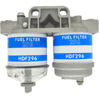 81866599 Dual Fuel Filter Glass Bowl Fit for Ford John Deere Massey Ferguson
