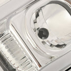 DOT Chrome LED Tube Projector Headlights HeadLamps For Toyota Tacoma 2005-2011