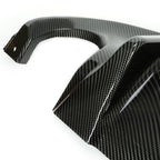 Rear Lip For 2014-2017 Infiniti Q50 Bumper Diffuser Wing Carbon Fiber Style
