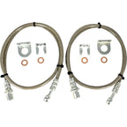 Stainless Steel Extended Brake Line Fit Chevy GMC Silverado Sierra 1500 2WD Only