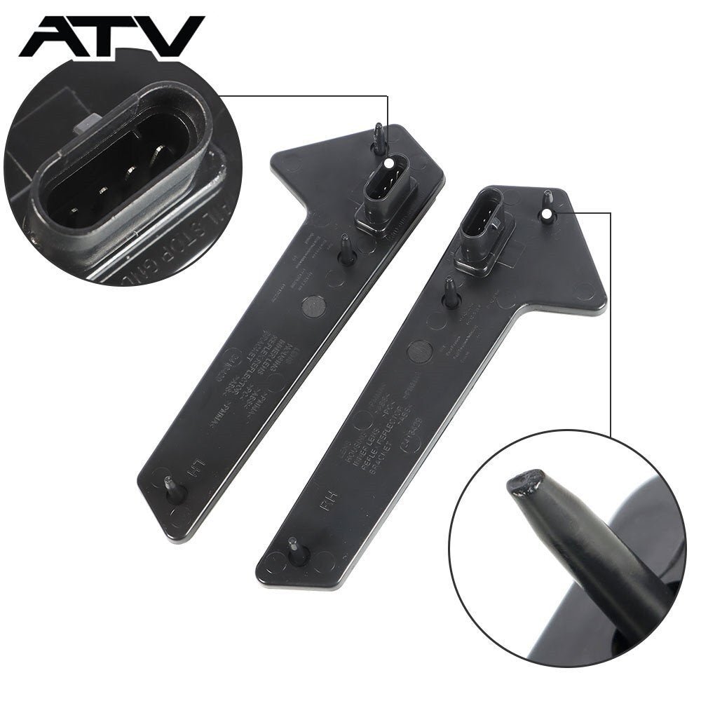 For Polaris RZR XP 1000 XP TURBO S 2019-2023 UTV Smoked LED Tail Brake Lights