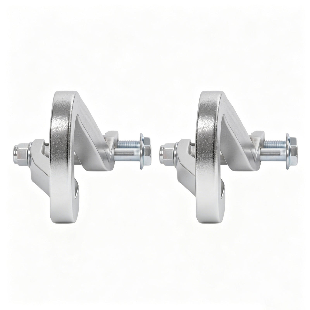 2X Front Chrome Tow Recovery Hooks w/Bolts #84195902 For GMC Sierra 1500 2019-26