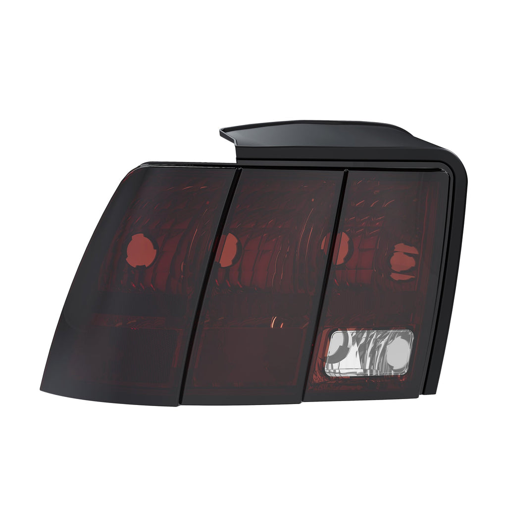 For 1999-2004 Ford Mustang Red Smoked Tail Lights Rear Brake Lamps Left+Right