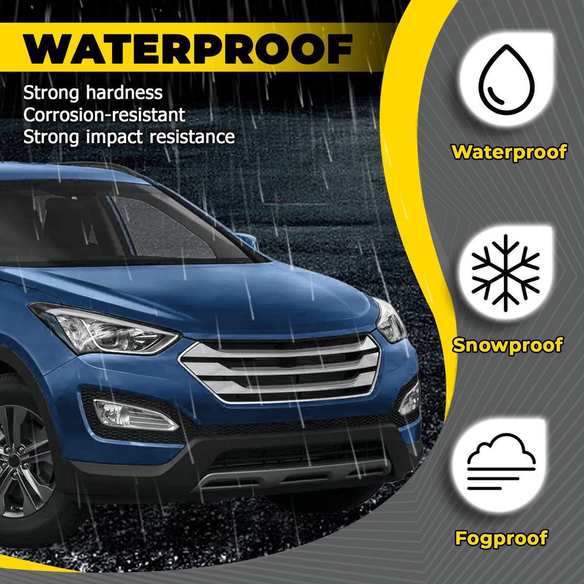 Fog Light Front Driving Lamp Passenger Side For 2013-2016 Hyundai Santa Fe Sport