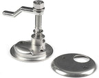 Boat Cam Latch, 316 Stainless Steel Marine Hatch Pull with Back Plate, Screws