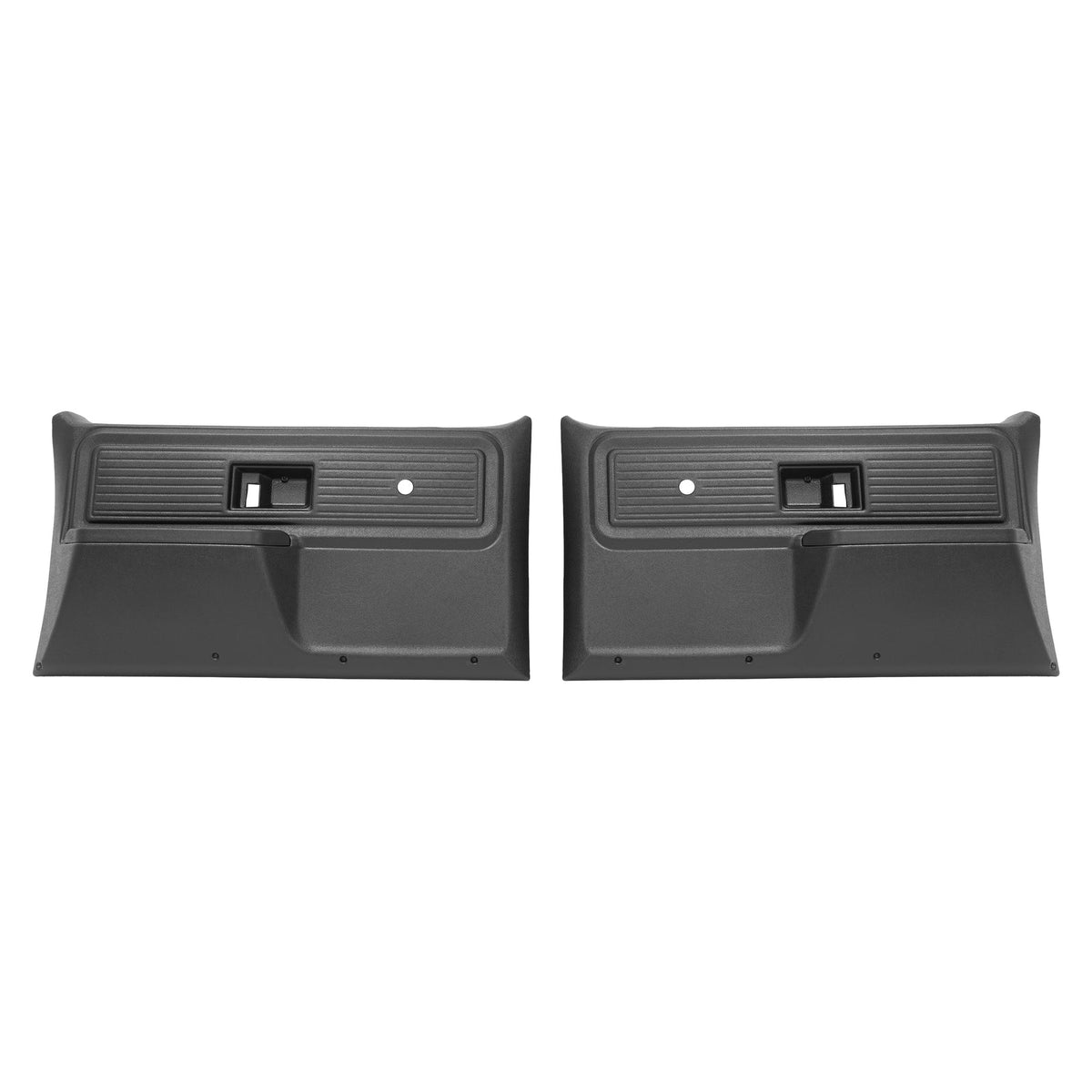 For Chevrolet/ GMC Truck 1977-1980 Inner Door Panels Black Plastic Left+Right