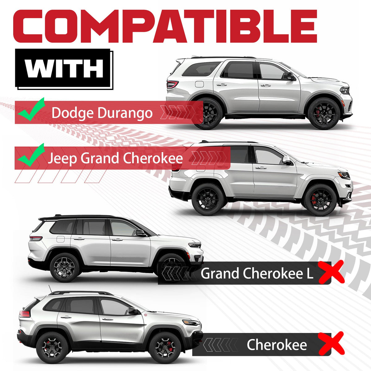 Fits Dodge Durango 11-23 /Jeep Grand Cherokee 11-21 Right RH Door Window Glass