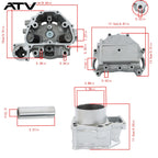 For HONDA TRX500 12-19 Engine Rebuild Kit Cylinder Head & Cover Sleeve Cylinder