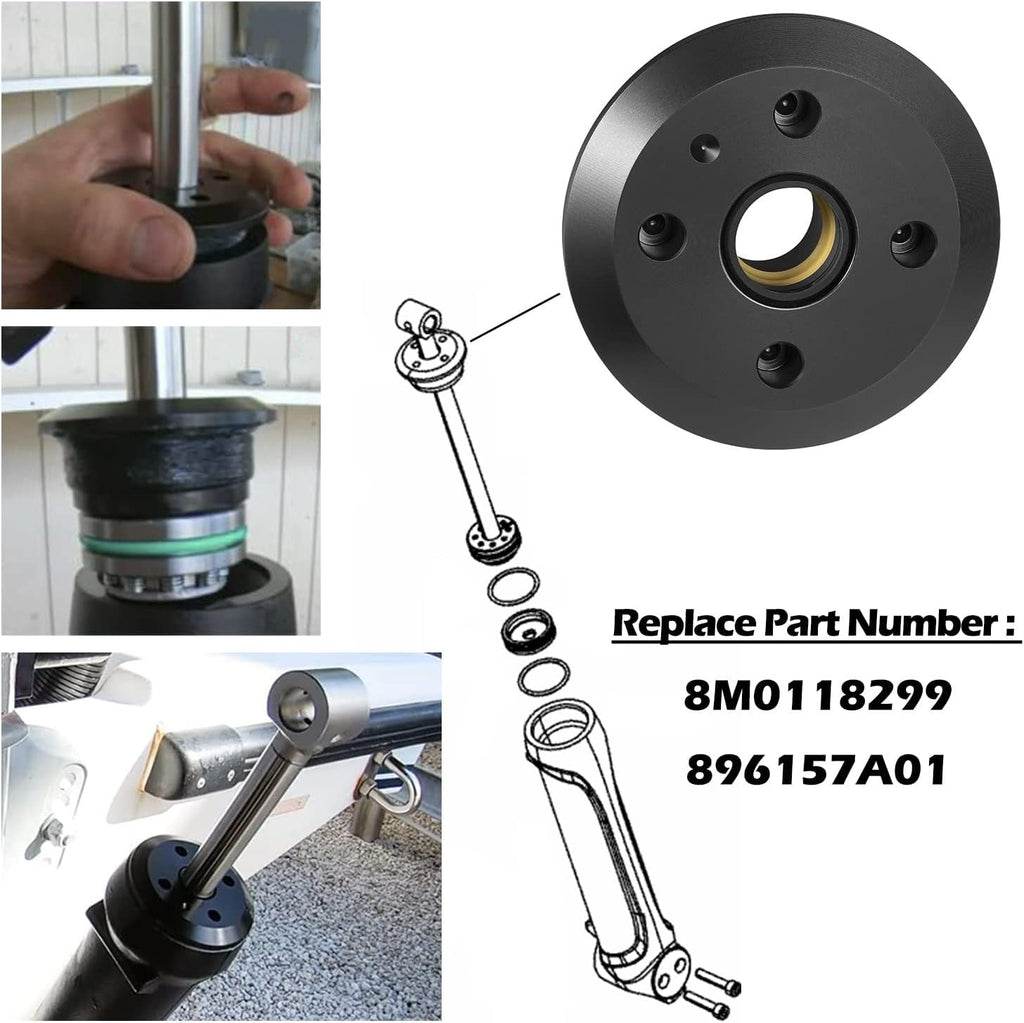 2Pcs Verado Trim Cap For Mercury/Mariner Outboard 6-Cyl 225HP 250HP 275HP 300HP
