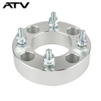 4Pcs 1.5" ATV 4/110 10x1.25 Studs Wheel Spacers Silver For Honda Suzuki Yamaha