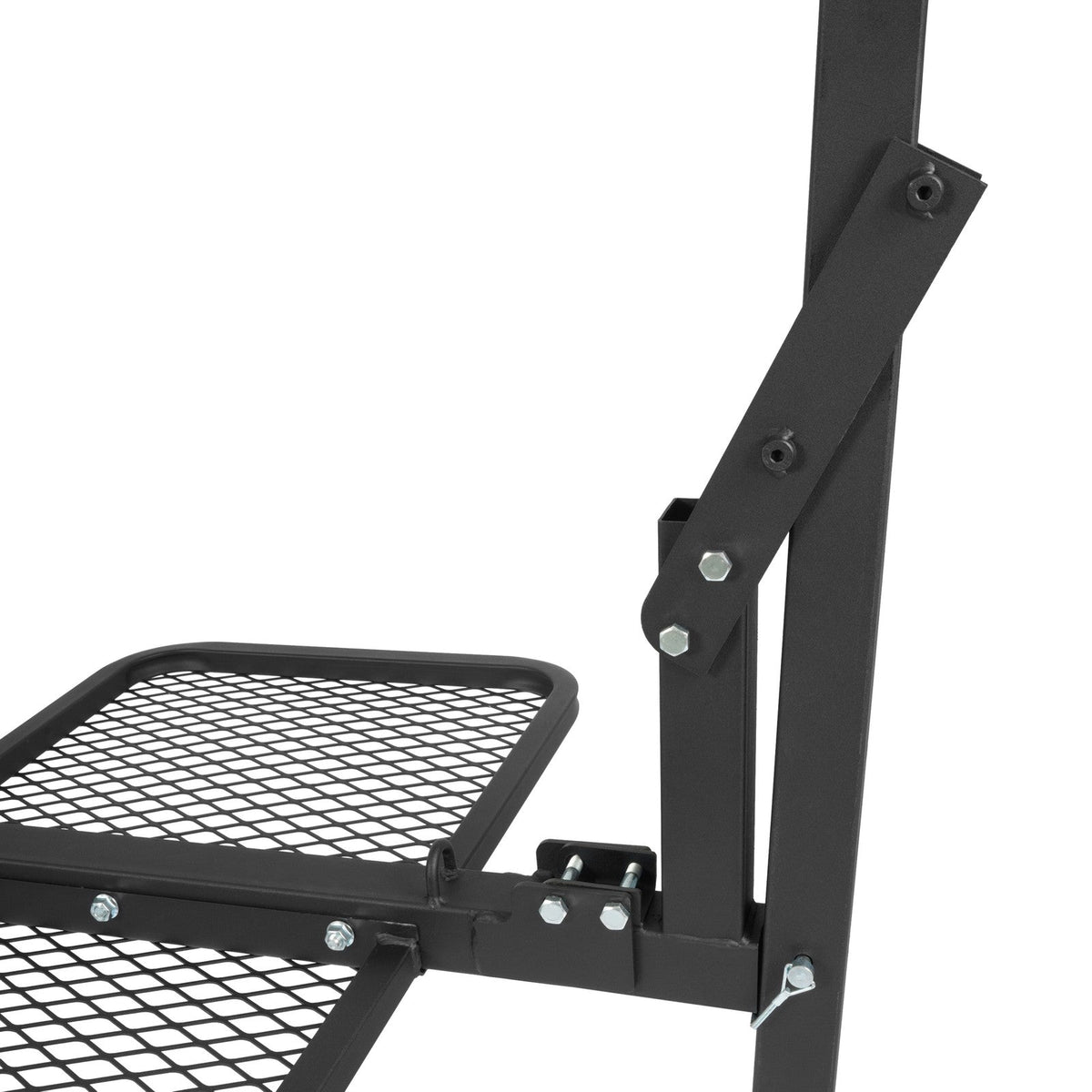 400lbs 360° Swivel Hitch Mount Deer Hanger Game Hoist w/ Lifting System Platform