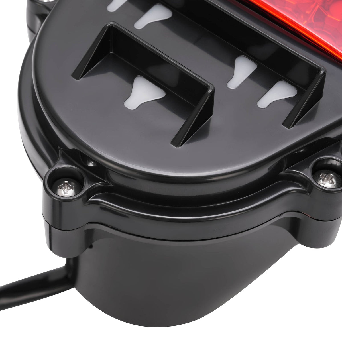 2PCS New For Humvee M998 M35 Black LED Rear Stop Tail Lights Brake Lights Lamps
