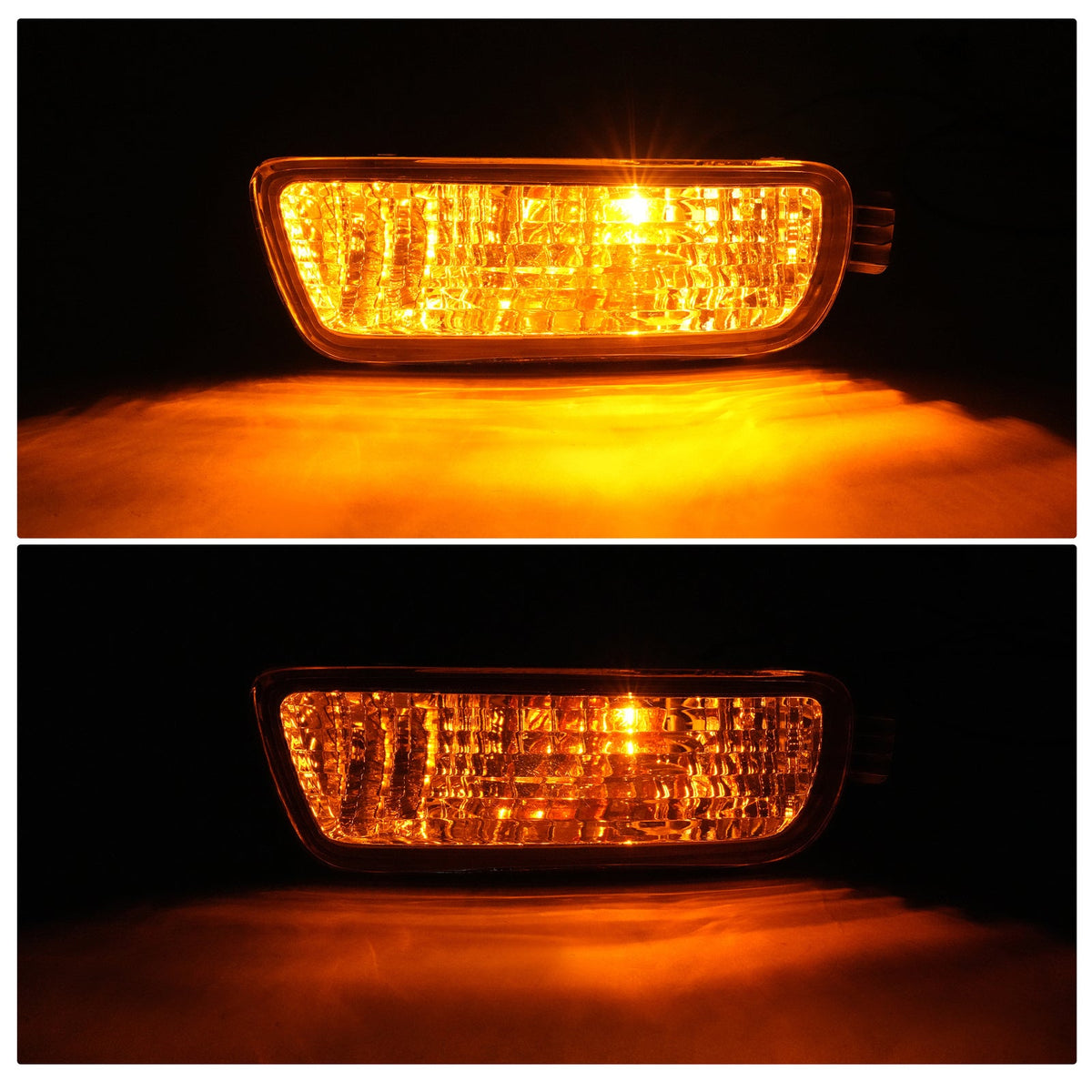 Pair Bumper Turn Signal Lights For Toyota Tacoma 2001-2004 Driver+Passenger Side
