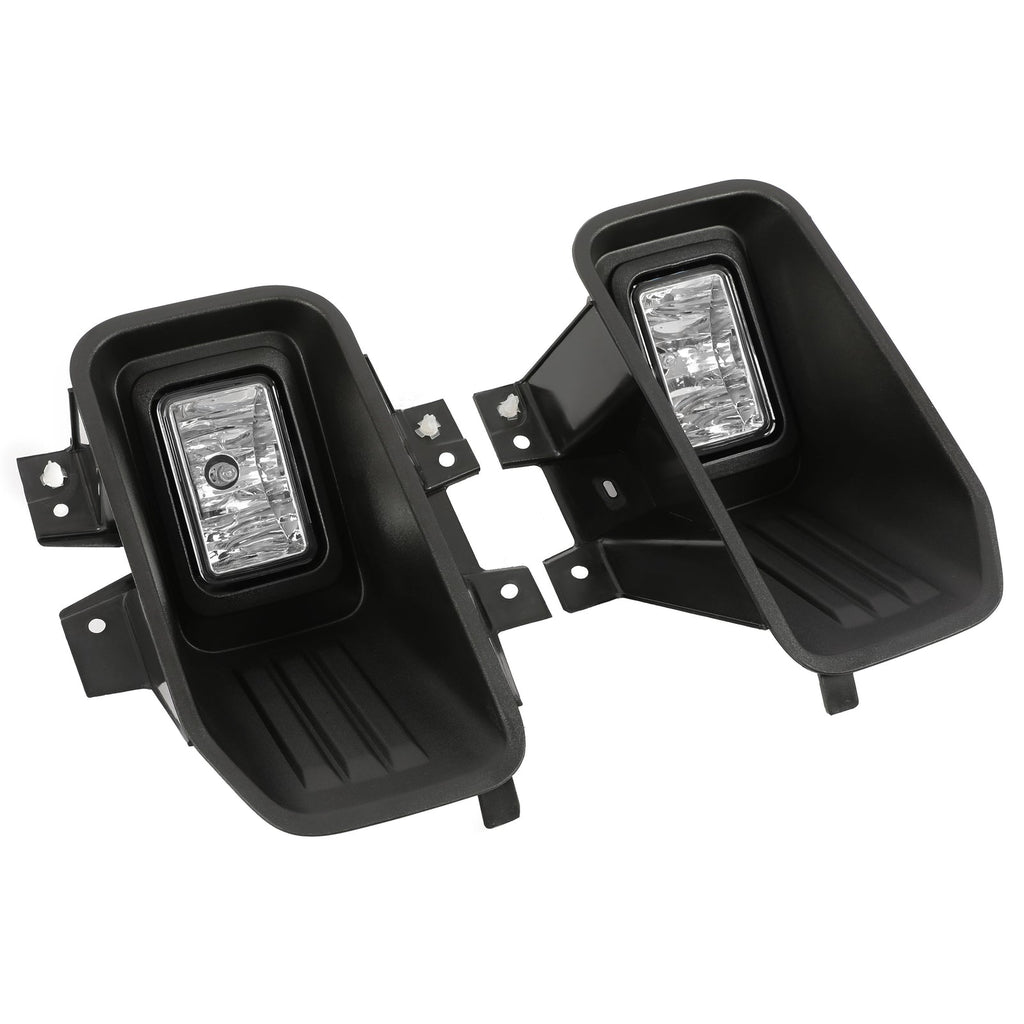 Clear Lens Halogen Fog Lights Lamps Set Pair For Ford F-150 F150 2018-2020
