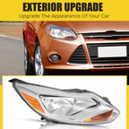 Chrome Headlight Headlamp Replacement Passenger Side For Ford Focus 2012 13 14