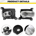 Fog Light Lamp Assembly w/ Bulb Passenger Clear Lens For Toyota Tundra 2000-2006