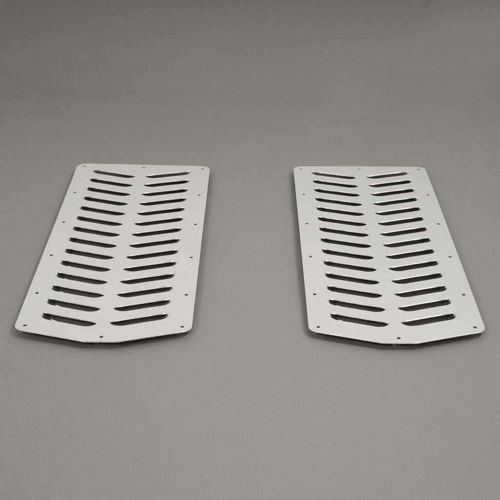 Universal Car Parts Hood Louver Vent Panel Set Hood Cooling Kit Unfinished
