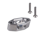 FOR LS TWIN TURBO DUAL 90 degree 1/8" NPT OIL FEED LINE ADAPTER PLATE LS1