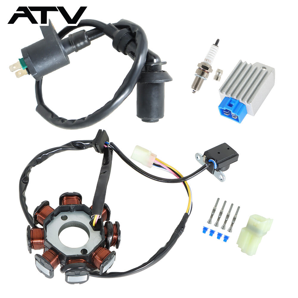 Ignition Coil Spark Plug Regulator Stator For Polaris Outlaw 90 Outlaw 50 07-15
