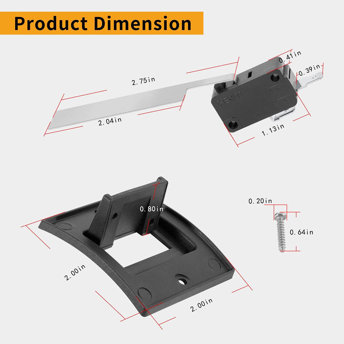 Sail Switch with Bracket Upgrade Kit for RV Furnace Replace Dometic Atwood 33082