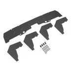 Black Rear Bumper Winglet Splitter Diffuser Fin For 2015-21 Subaru WRX STI
