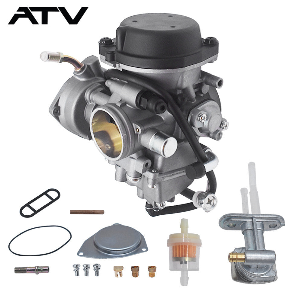Carb For SUZUKI LTZ400 LTZ 400 QUAD WITH FUEL VALVE PETCOCK 2003-2007