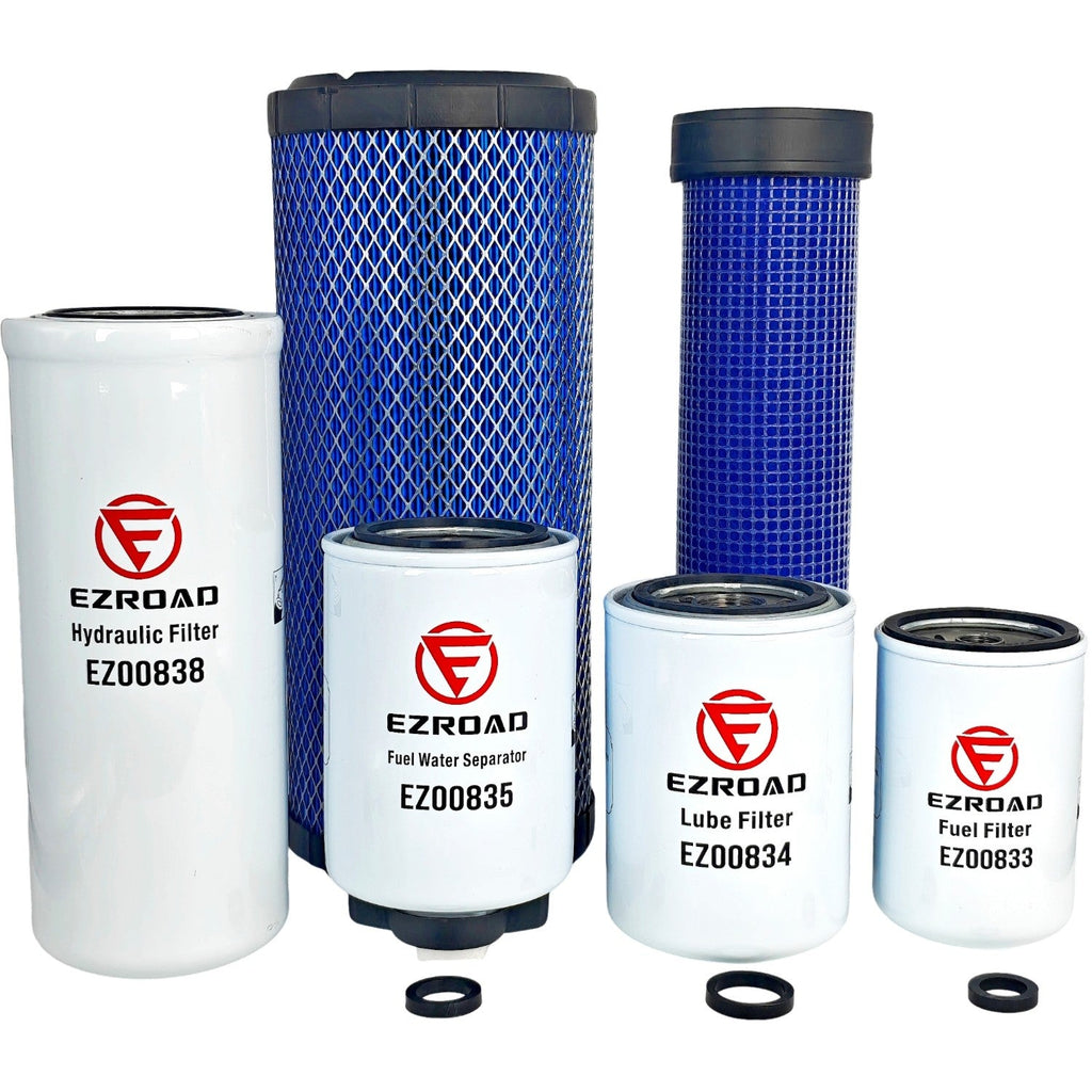 Maintenance Filter Kit Fit for Case 1840 1845C Air Hyd Lube Fuel Water Separator