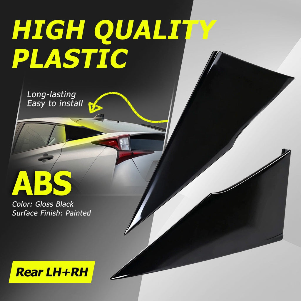 Rear LH+RH Quarter Molding Cover Panel For Toyota Prius 16-22 Prius Prime 17-22