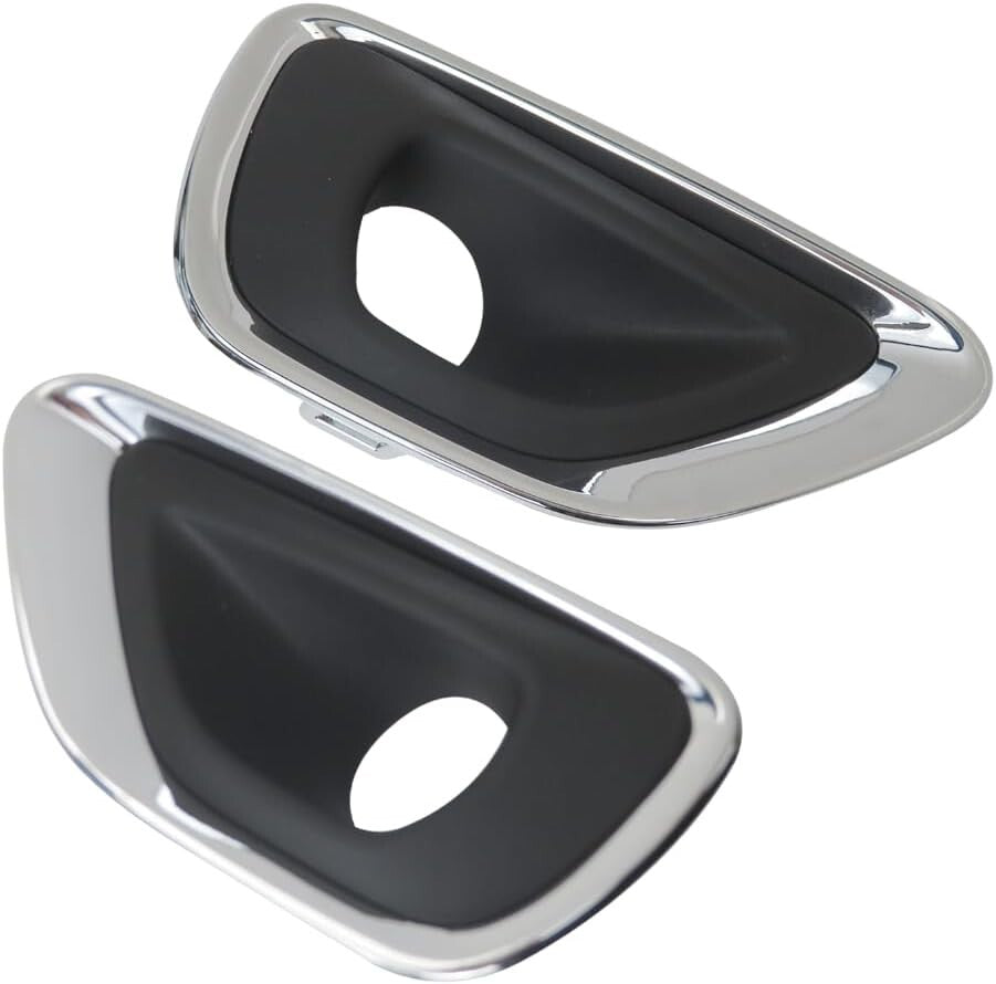 1Pair Fog Light Lamp Bezel Bumper Trim Cover For 2014-16 Jeep Grand Cherokee