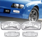 Turn Signal Lights + Side Marker Light For Chevy Camaro 1985-1992 Left+Right