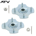 2 Rear Axle Wheel Hub Nut For Honda TRX250TM Recon 250 TRX250 TRX250TE 2X4 97-19