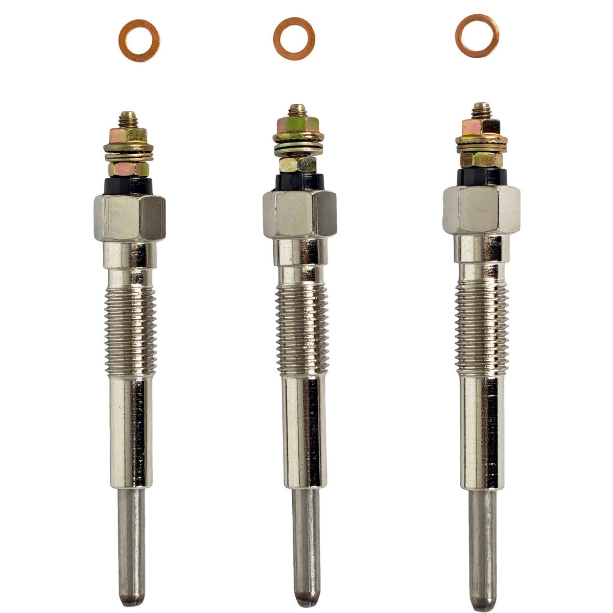 3X Glow Plug for Y385T YD385  TY380 TY485 TY385 Engine Jinma 254 200 284 Tractor