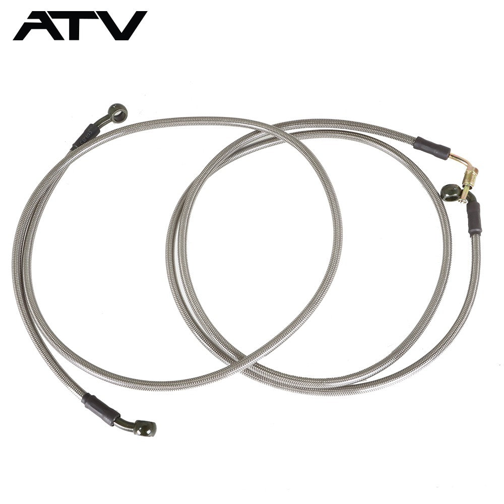 Extended Front & Rear Brake Lines Fit for Polaris RZR 800 S 4, RZR XP 900, 570