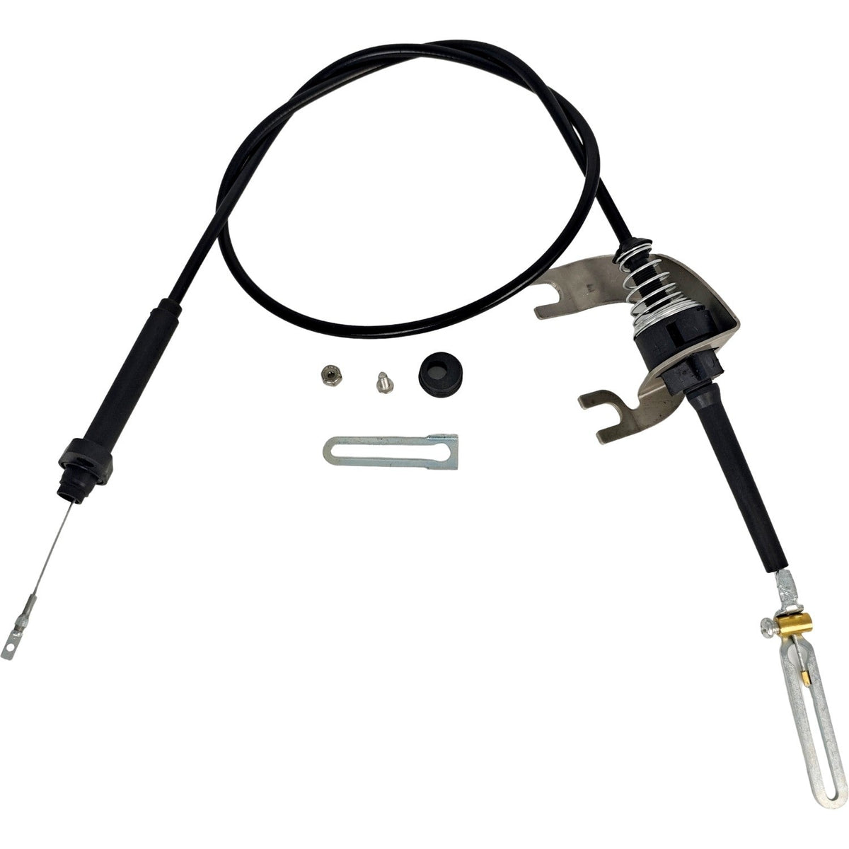 KD-2350U Stainless Steel Kickdown Bracket Kit w/ Black Housing for TH350