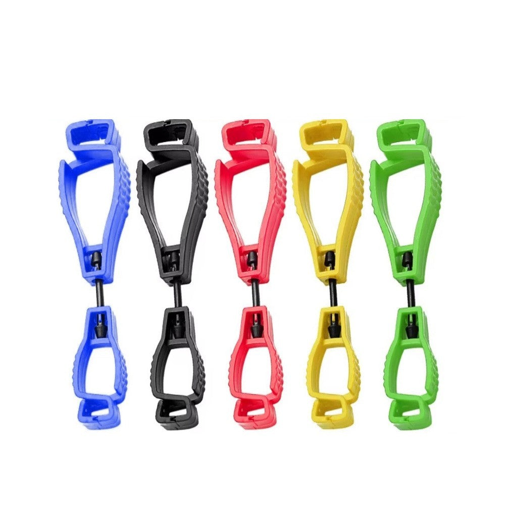 5PC Safety Glove Clip Holder Asst. Color Hanger Labor Work Clamp Grabber Catcher