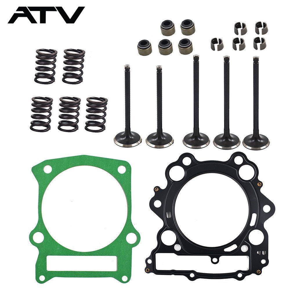 CYLINDER INTAKE EXHAUST VALVES Fits for YAMAHA RAPTOR 660R YFM660R 4X4 2001-2005
